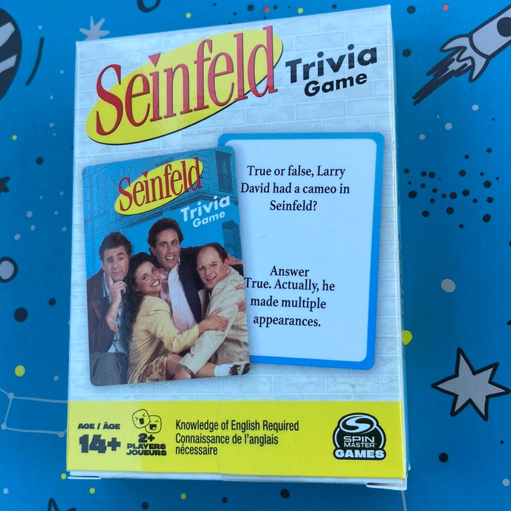 FINAL DROP🚨 🌟 NWT Seinfeld trivia card game